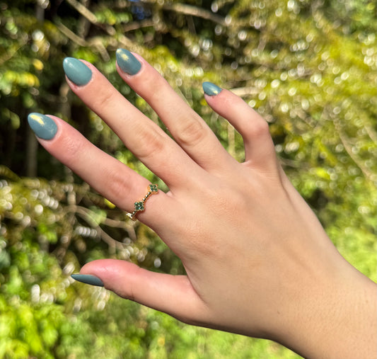 Esmerald Whisper Ring