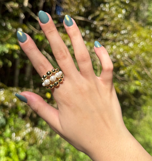 Aurora Pearl Ring