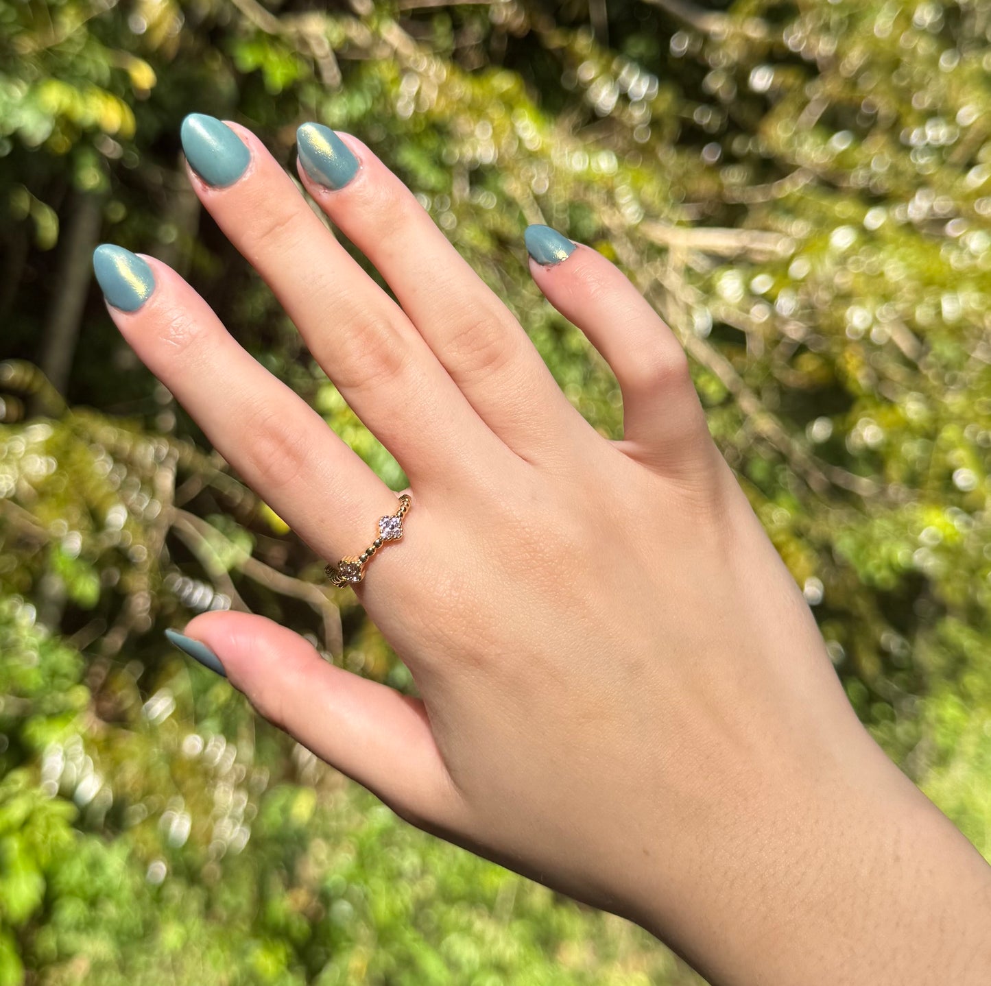 Golden Bloom Ring