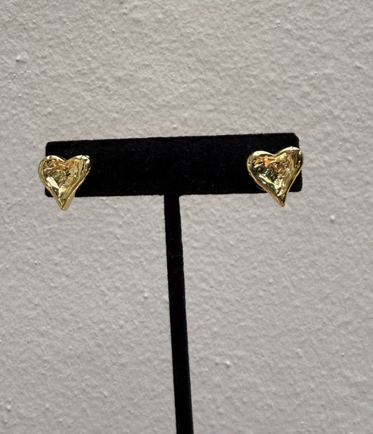 Molten Heart Studs