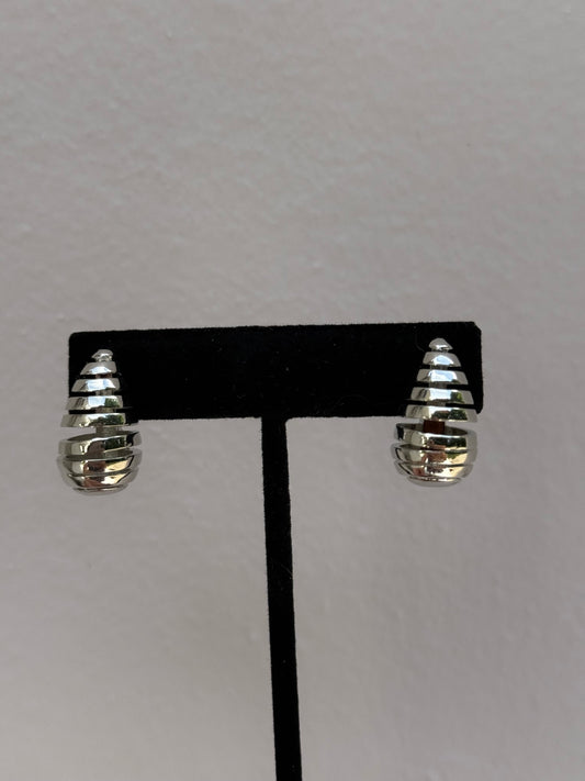 Silver Orbit Earrings