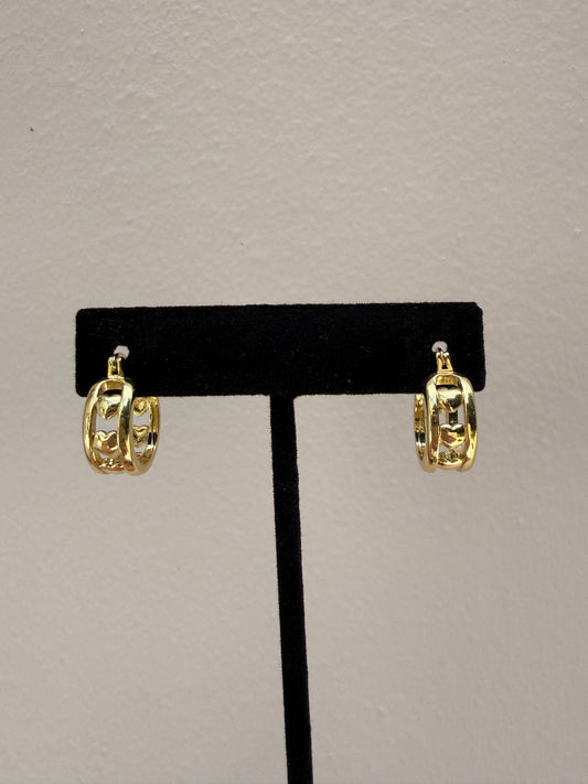 Golden Amora Hoops